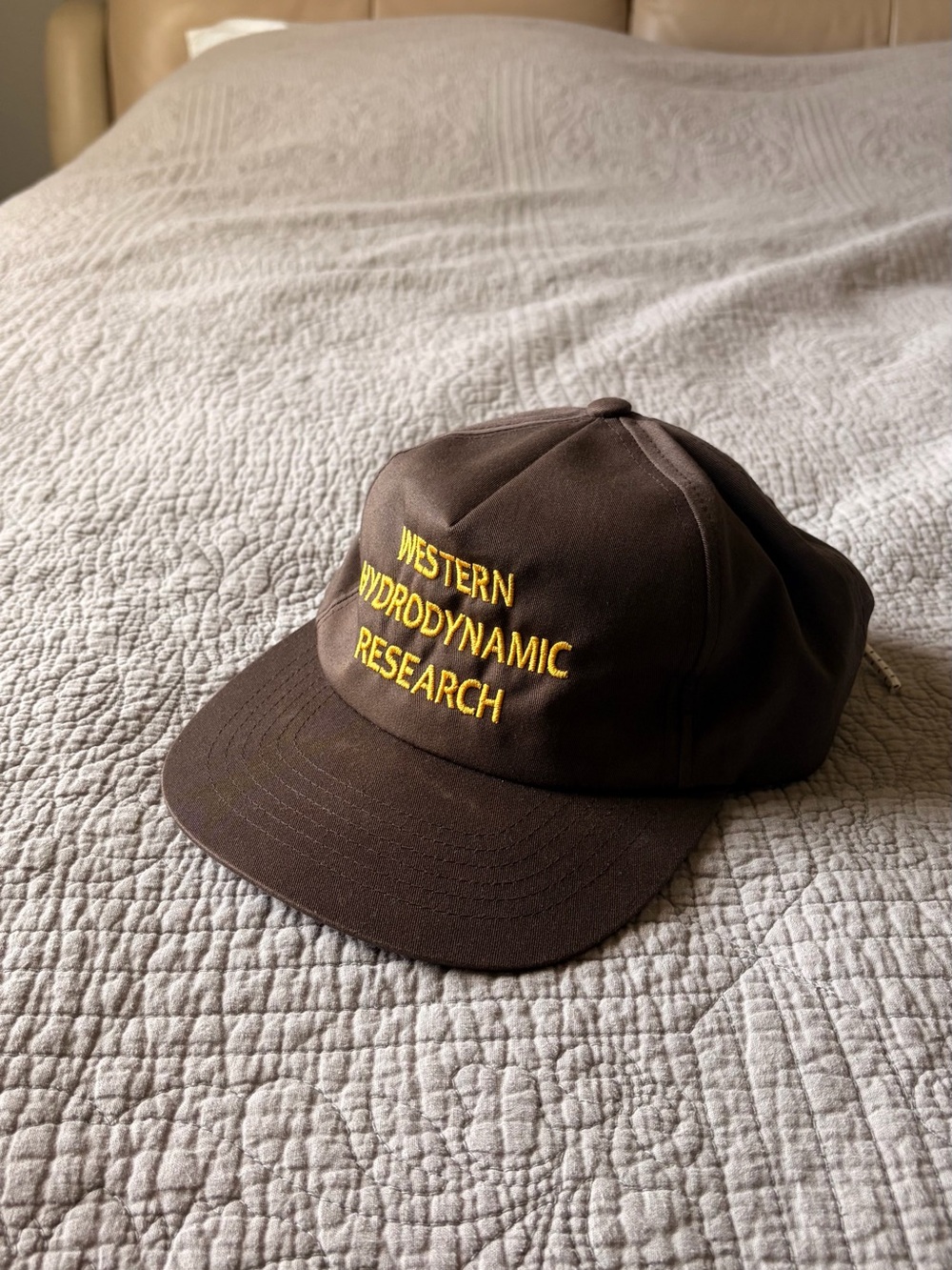 Western Hydrodynamic Research Pull-Cord Promo Hat Brown